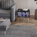 THE RIGHT PLACES Mesita de Noche en Acabado Negro