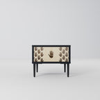 SEE MORE Mesita de Noche en Acabado Negro