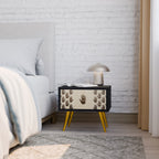 SEE MORE Mesita de Noche en Acabado Negro