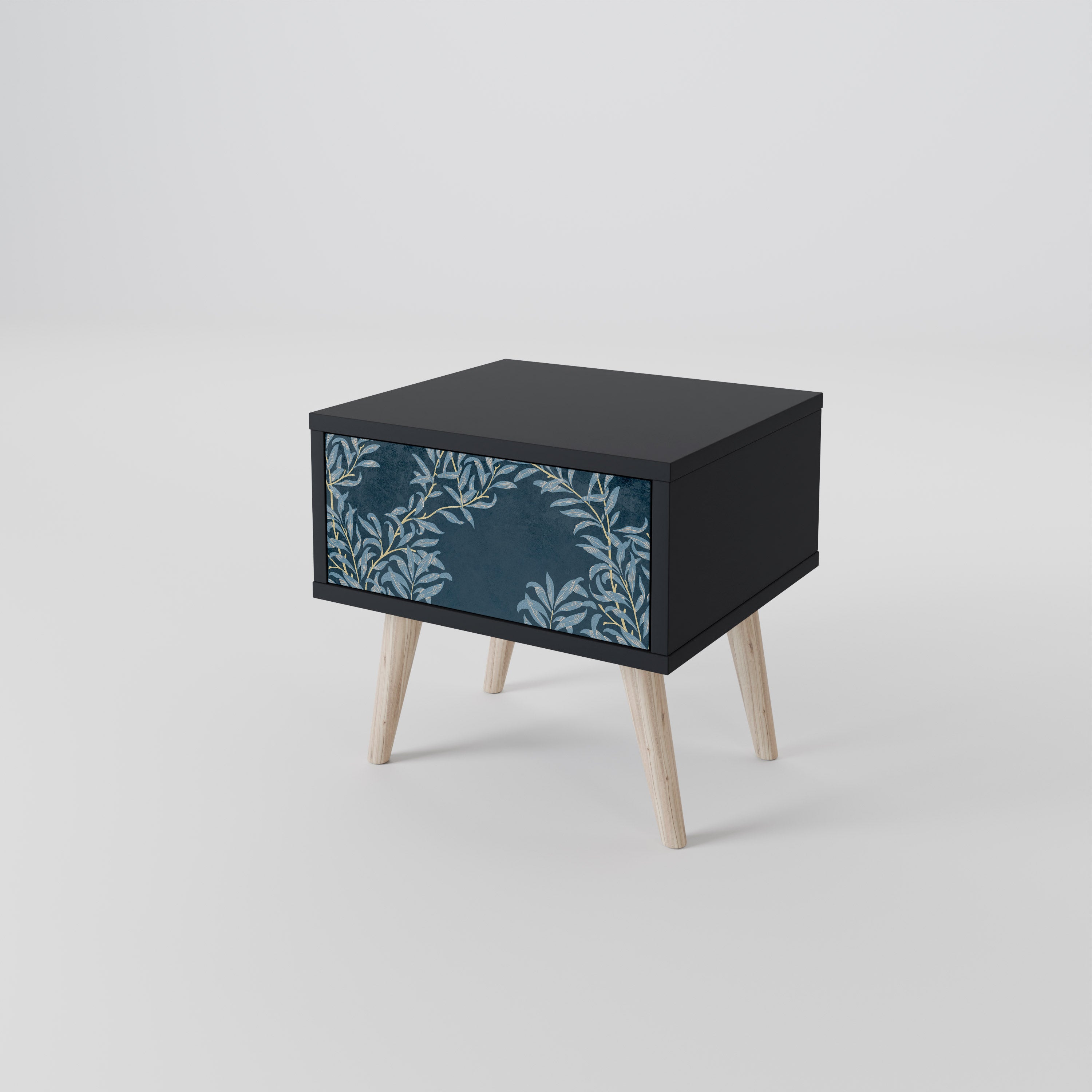 BLUE LEAVES Nightstand