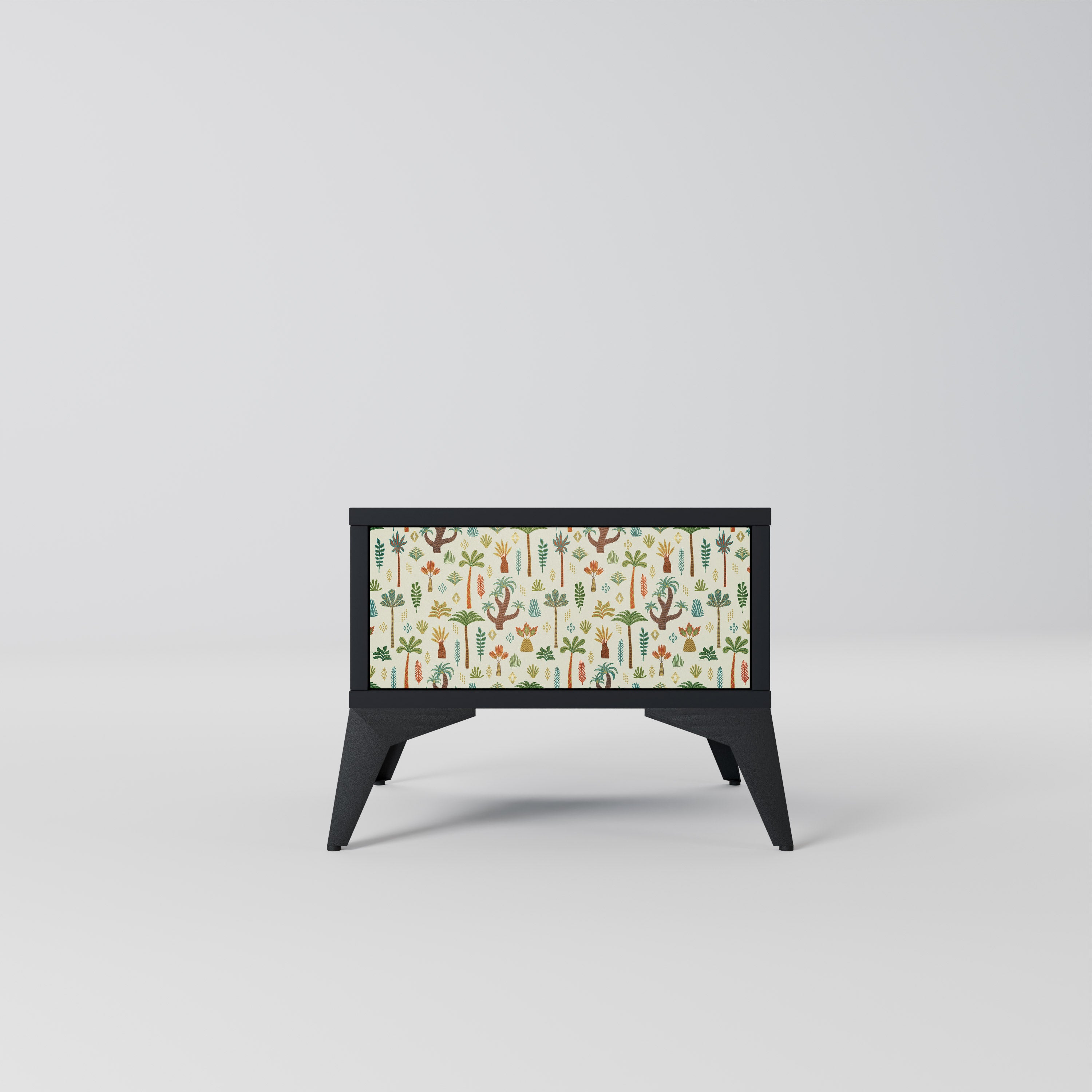 PALM SPRING Nightstand in Black Finish