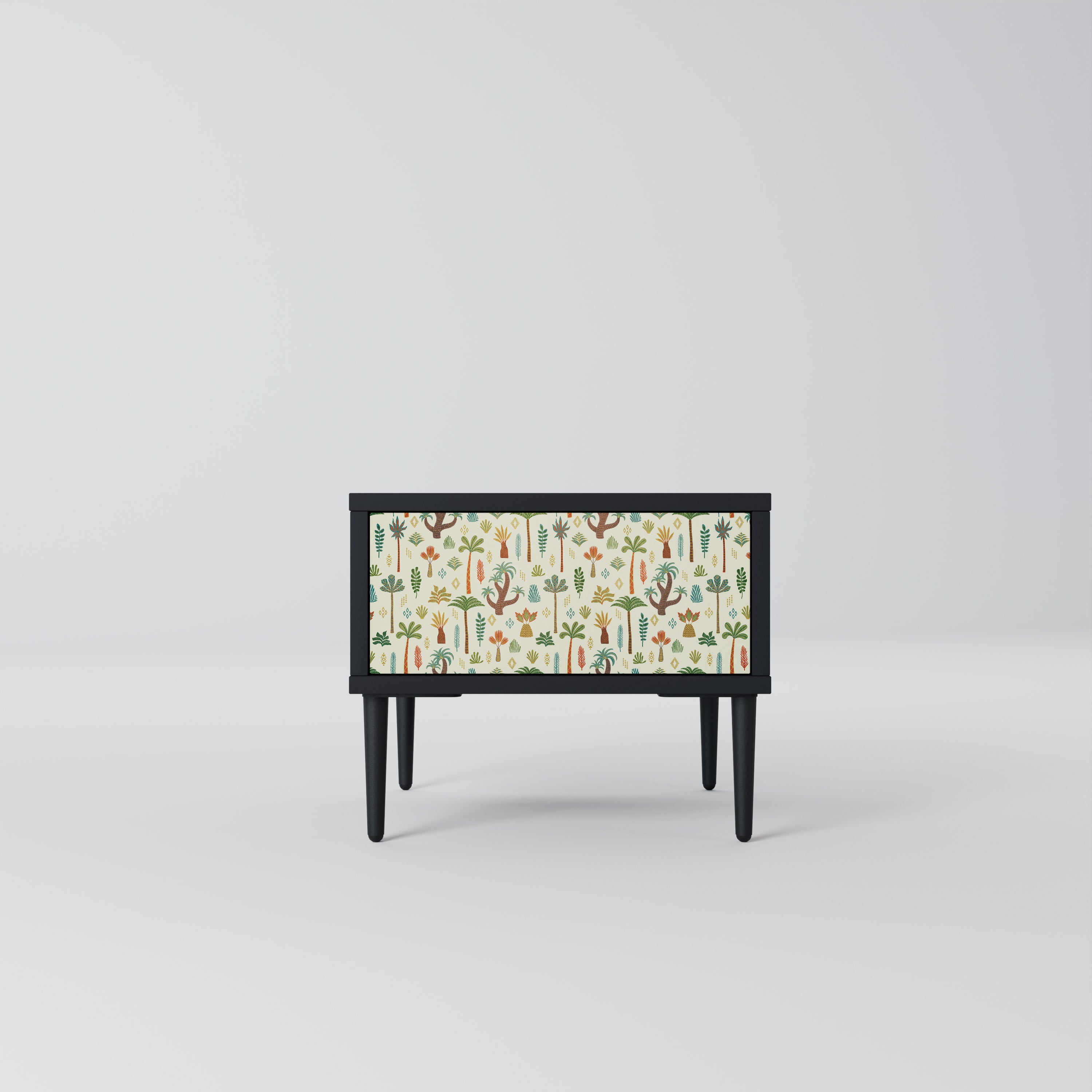 PALM SPRING Nightstand in Black Finish