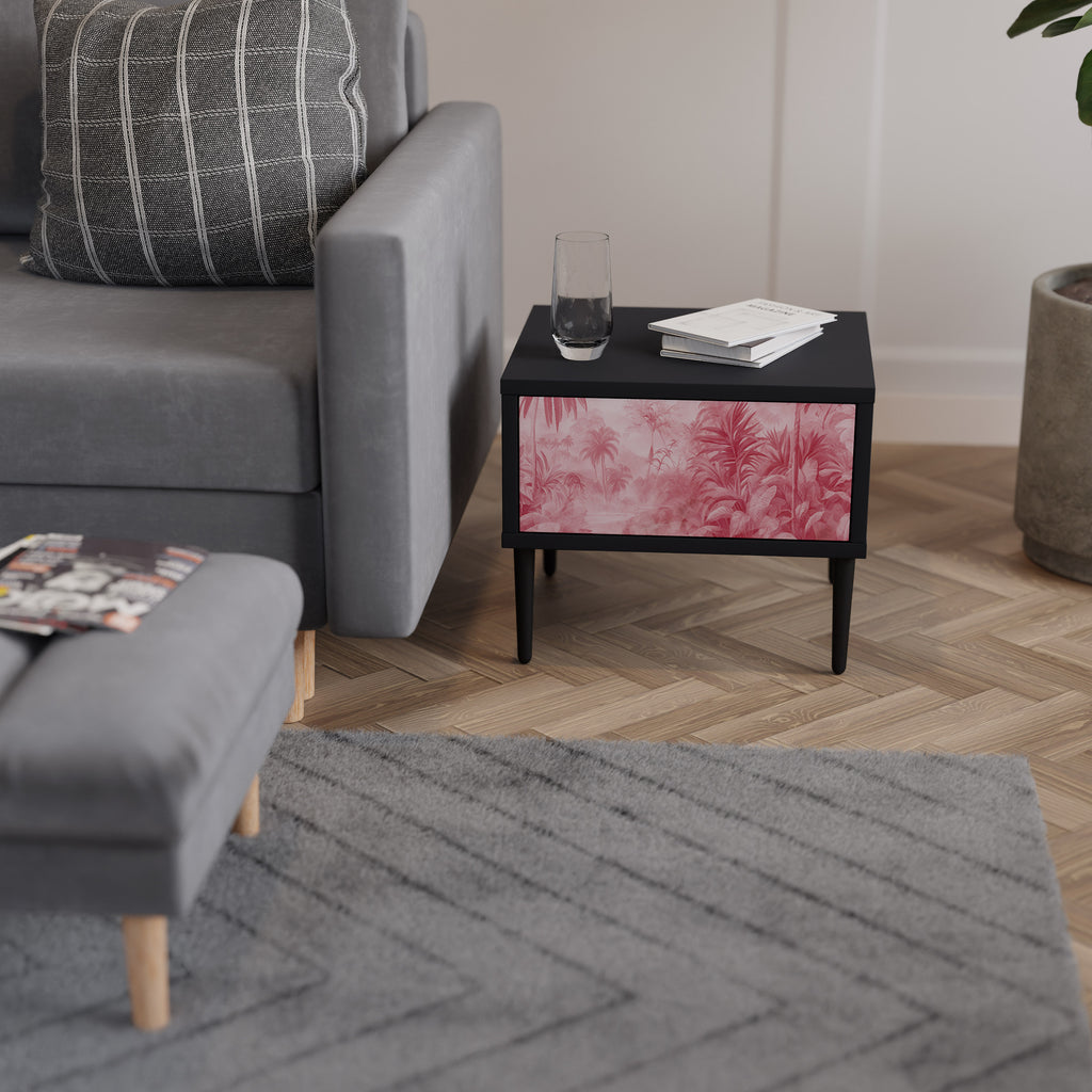 SWEET TROPICS Nightstand in Black Finish