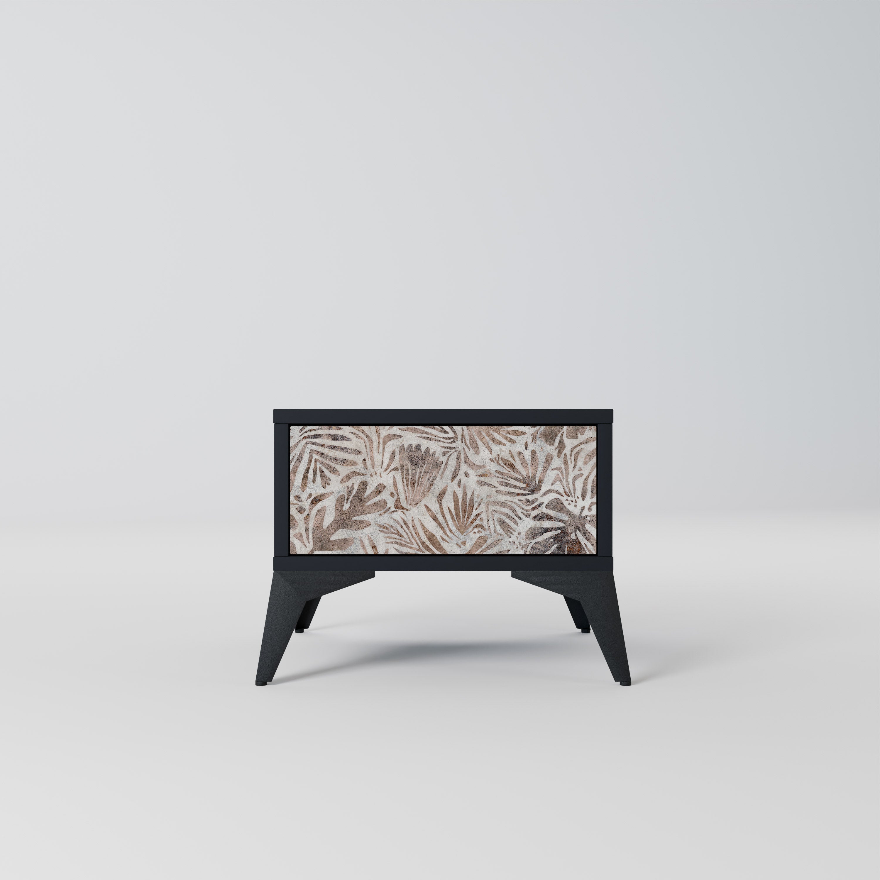 PASSING TIME Nightstand in Black Finish