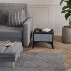 GRAPHITE RAIN Mesita de Noche