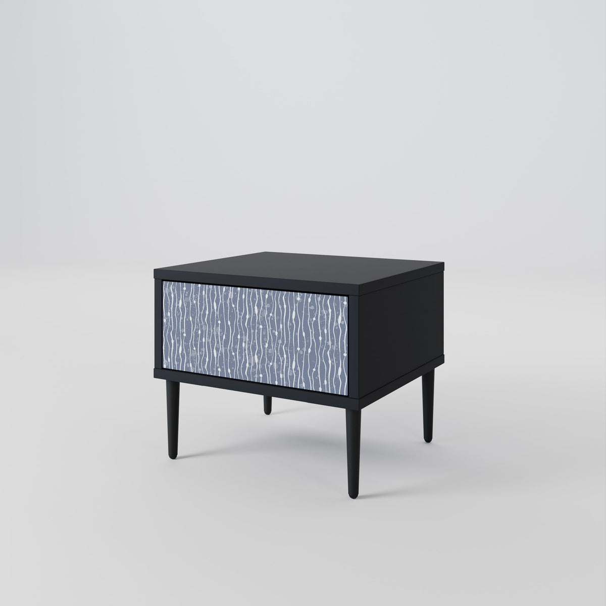 GRAPHITE RAIN Mesita de Noche