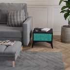 TURQUOISE RAIN Mesita de Noche