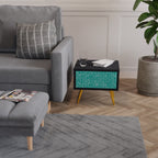 TURQUOISE RAIN Mesita de Noche