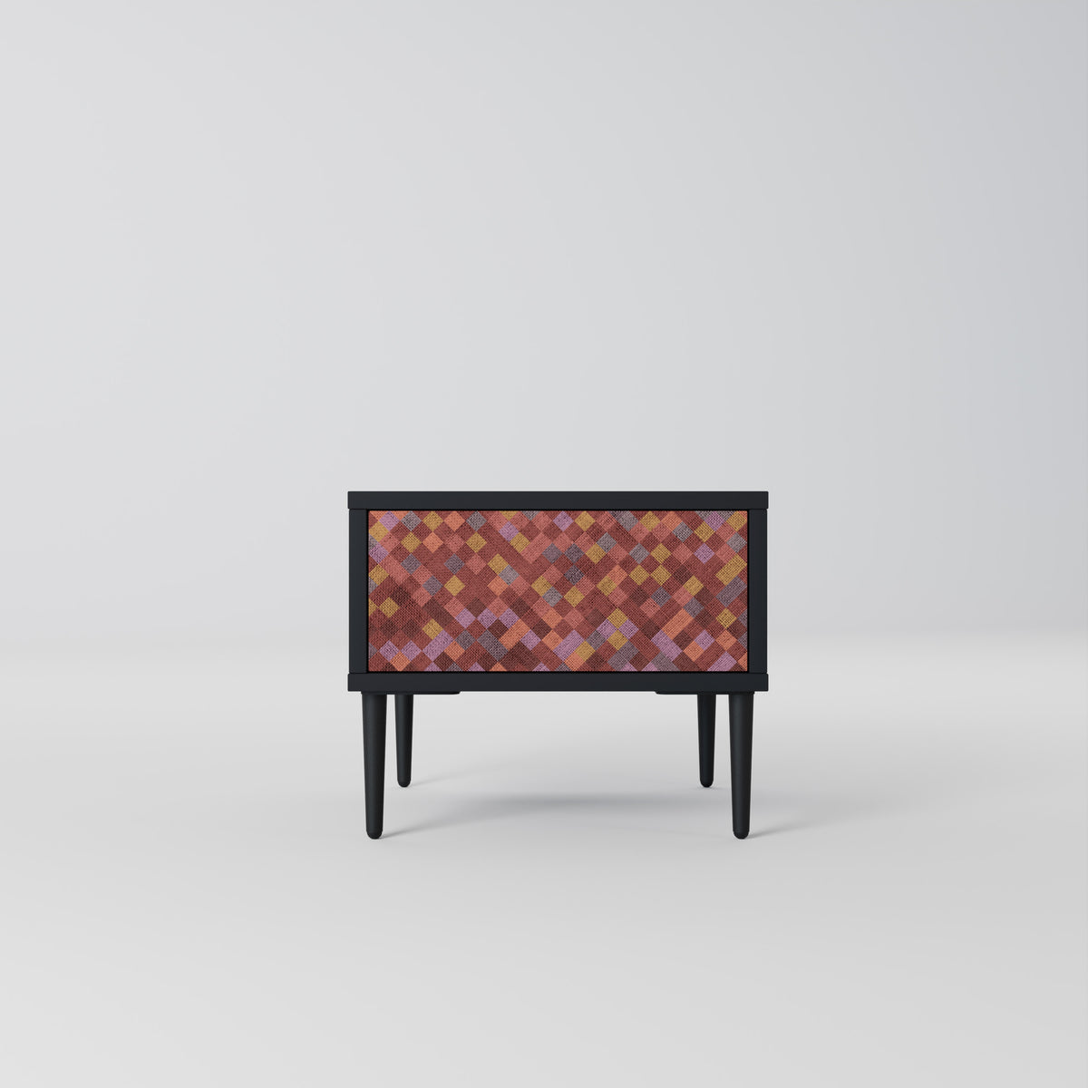 PAINTED SQUARES Mesita de Noche