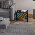 PAINTED SQUARES MIX Mesita de Noche