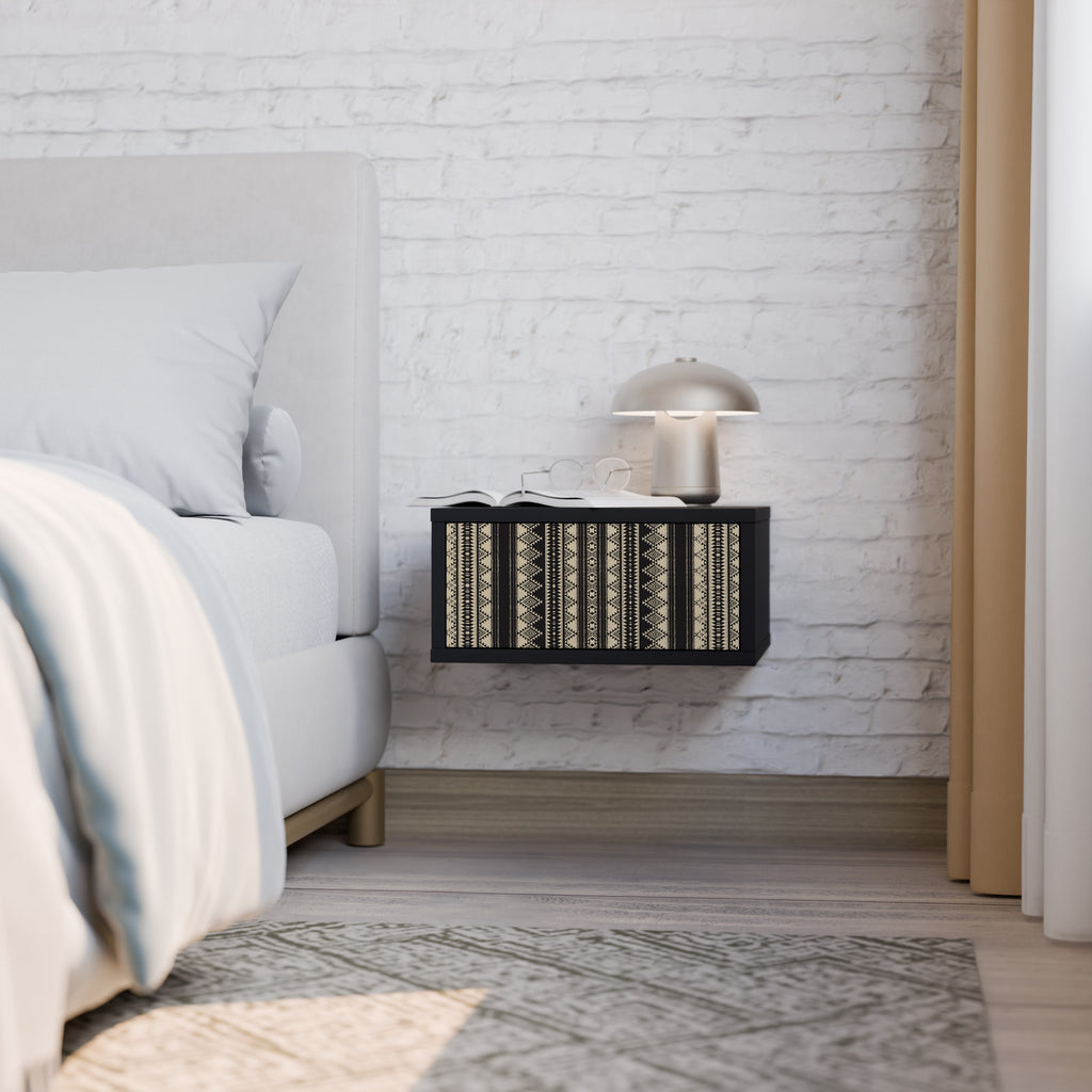 AZTEC Nightstand in Black Finish