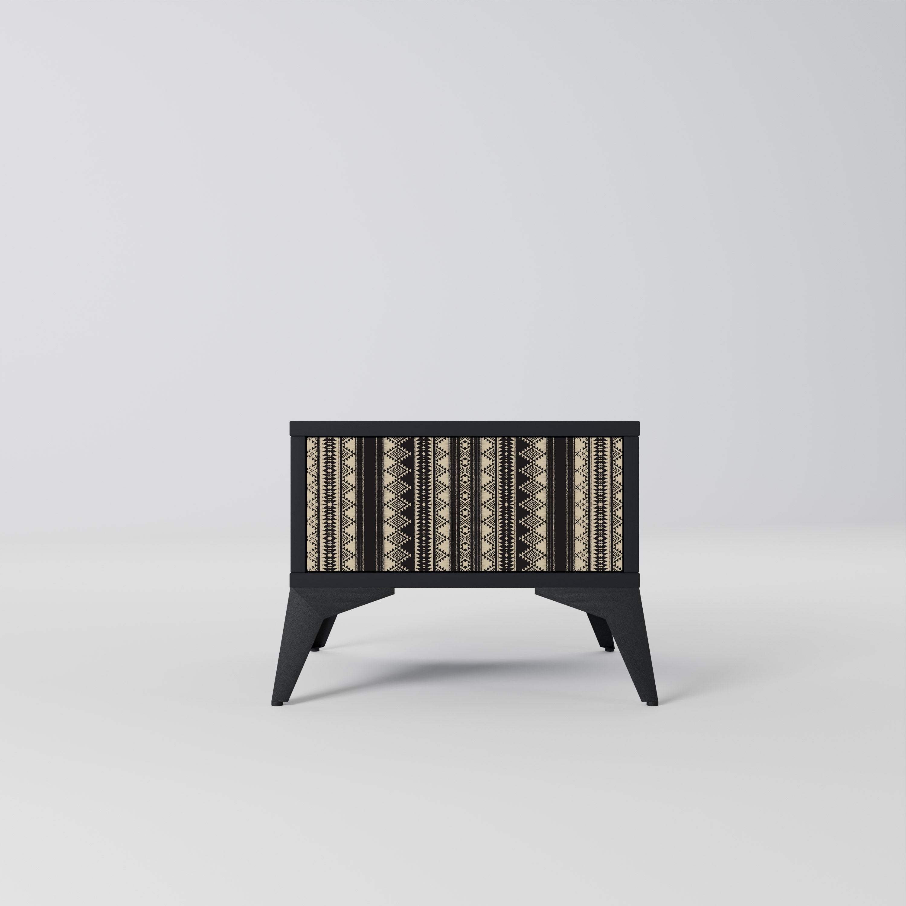 AZTEC Nightstand in Black Finish