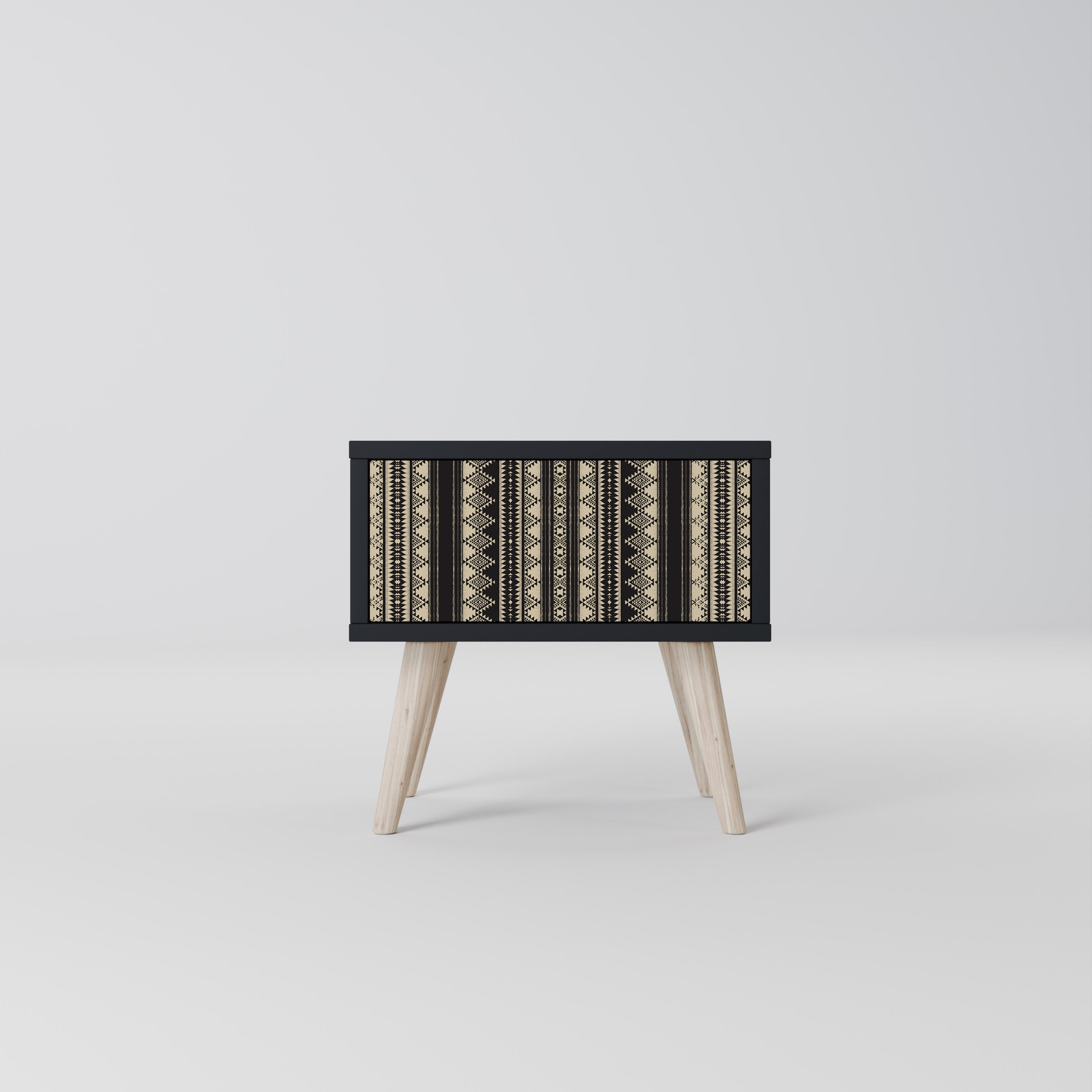 AZTEC Nightstand in Black Finish