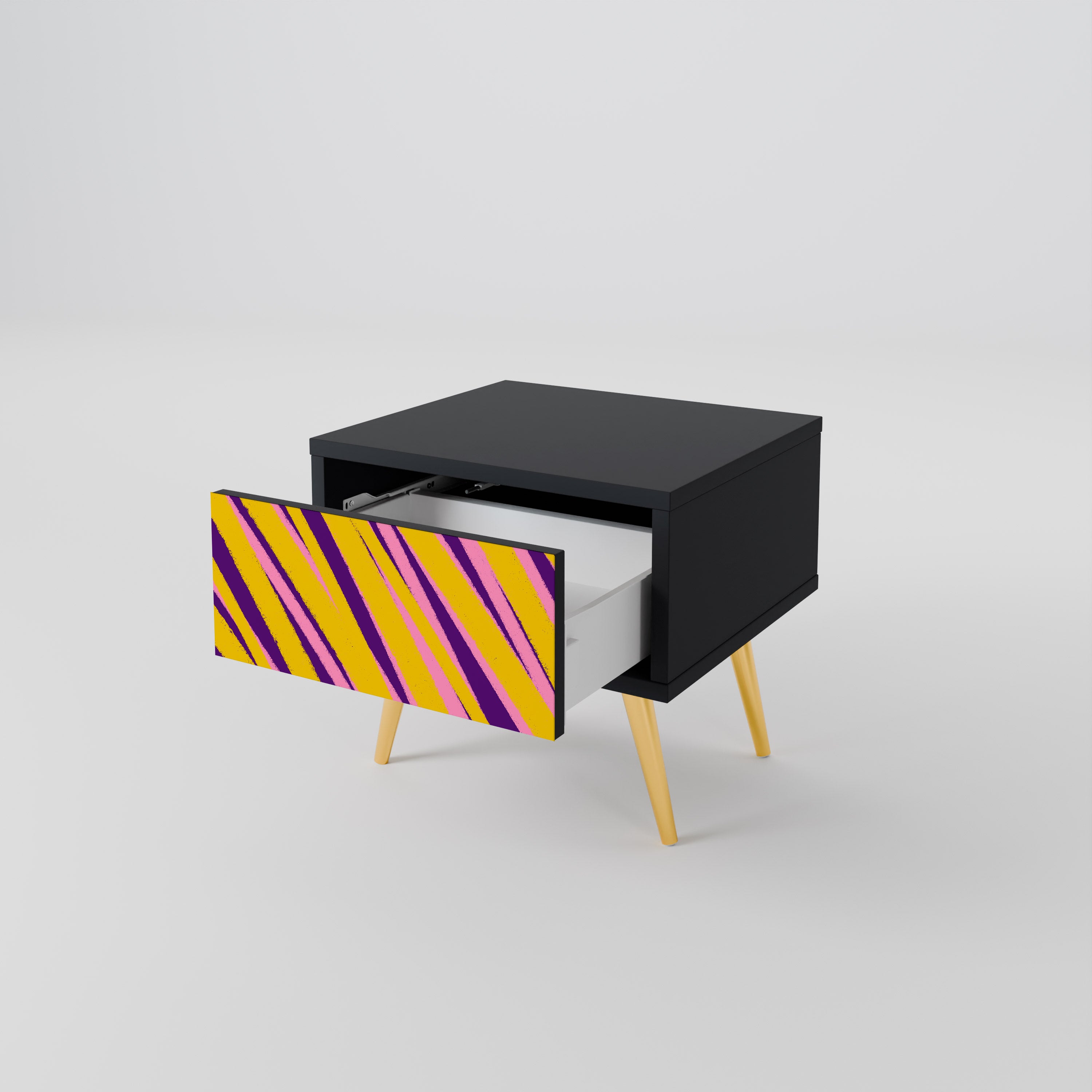 DREAMS COME TRUE Nightstand in Black Finish
