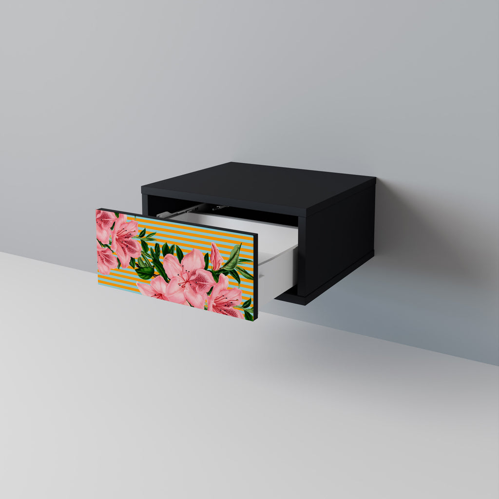 FRAGILE BEAUTY Nightstand in Black Finish