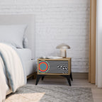 SPECTRA SHOWCASE Mesita de Noche en Efecto Roble