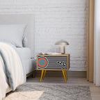 SPECTRA SHOWCASE Mesita de Noche en Efecto Roble