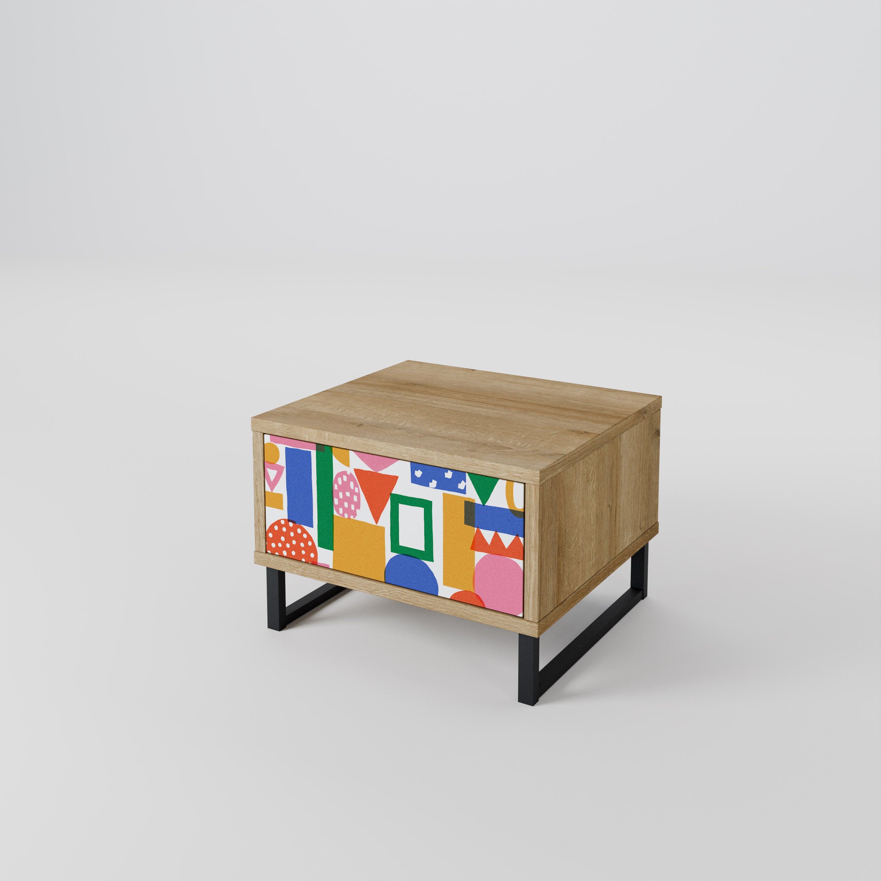 GEOMETRIC GLIMMER Nightstand