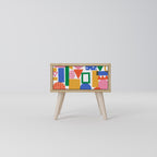 GEOMETRIC GLIMMER Mesita de Noche