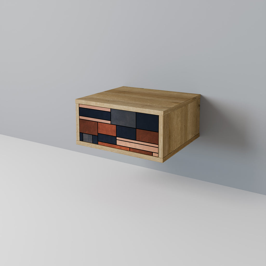 INTREPID FORMATION Nightstand in Oak Effect