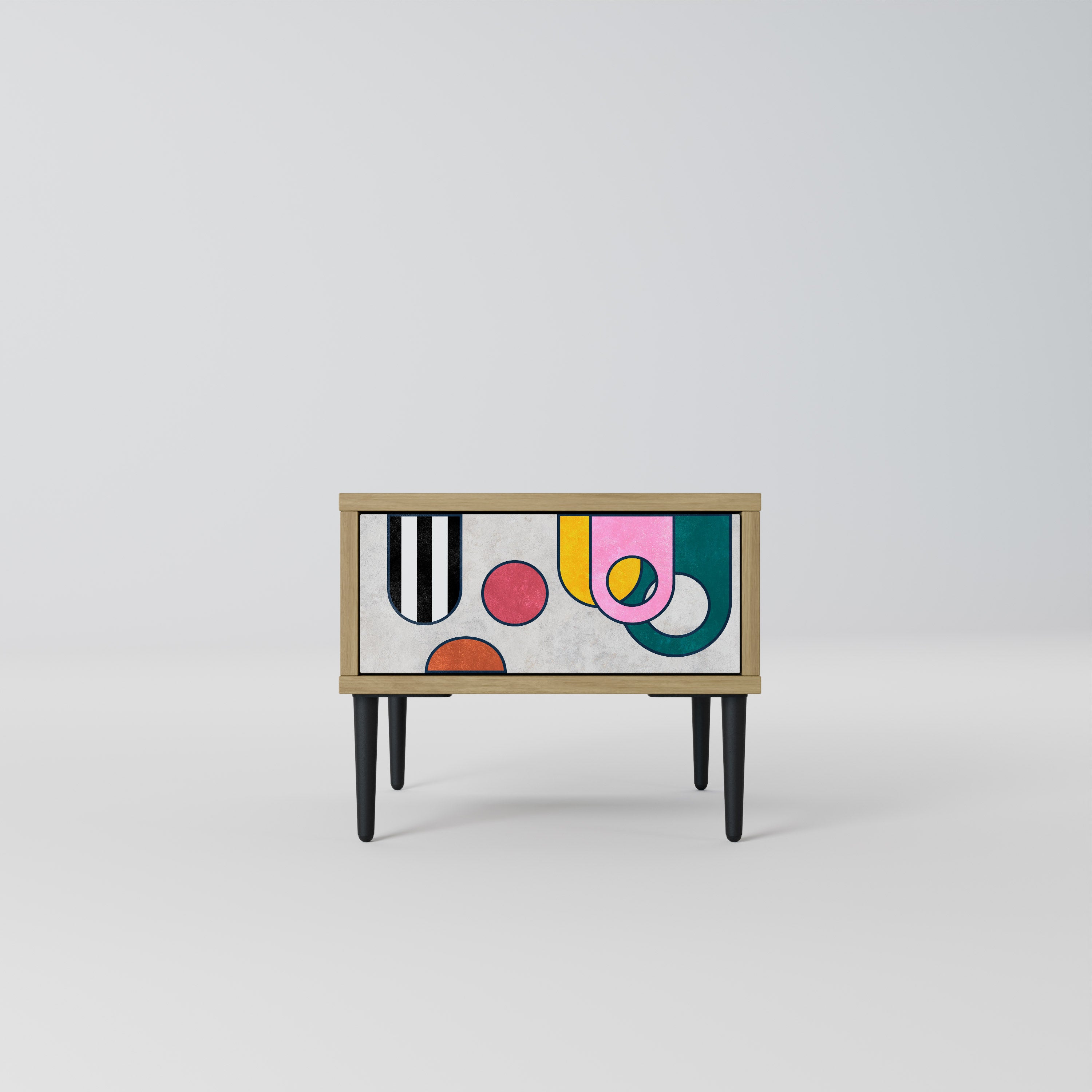COOL STORY Nightstand in Oak Effect