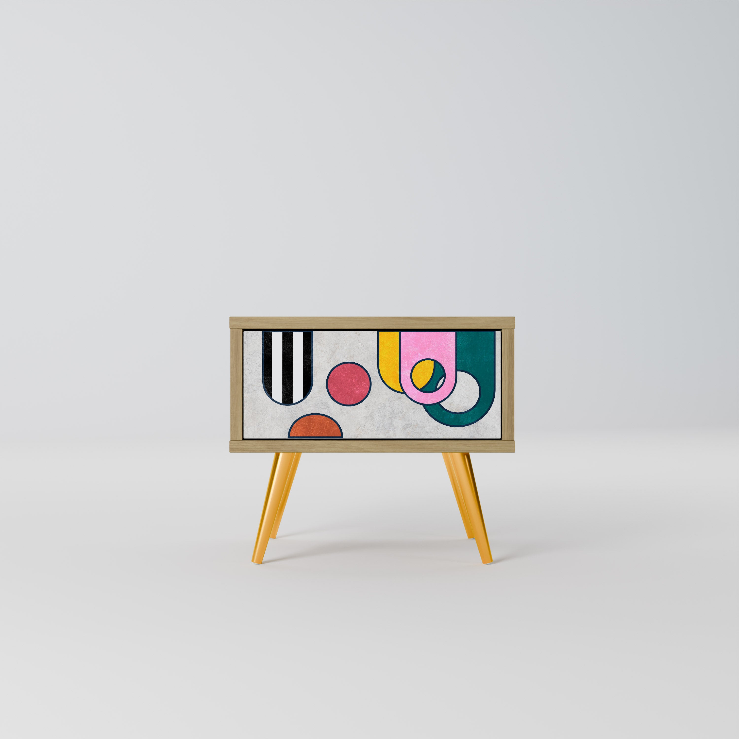COOL STORY Nightstand in Oak Effect