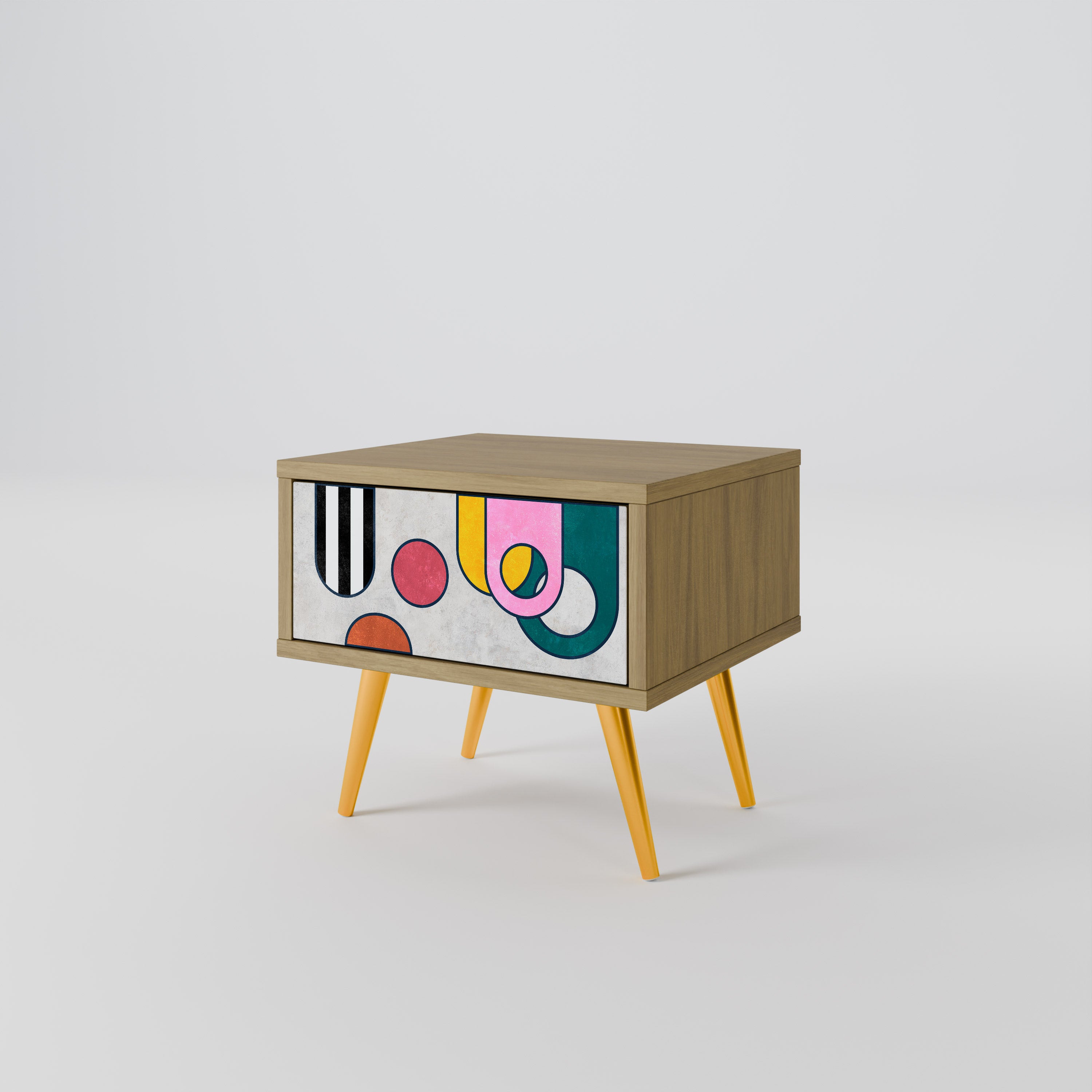 COOL STORY Nightstand in Oak Effect