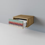 CHROMA CONTOURS Mesita de Noche en Efecto Roble