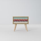 CHROMA CONTOURS Mesita de Noche en Efecto Roble