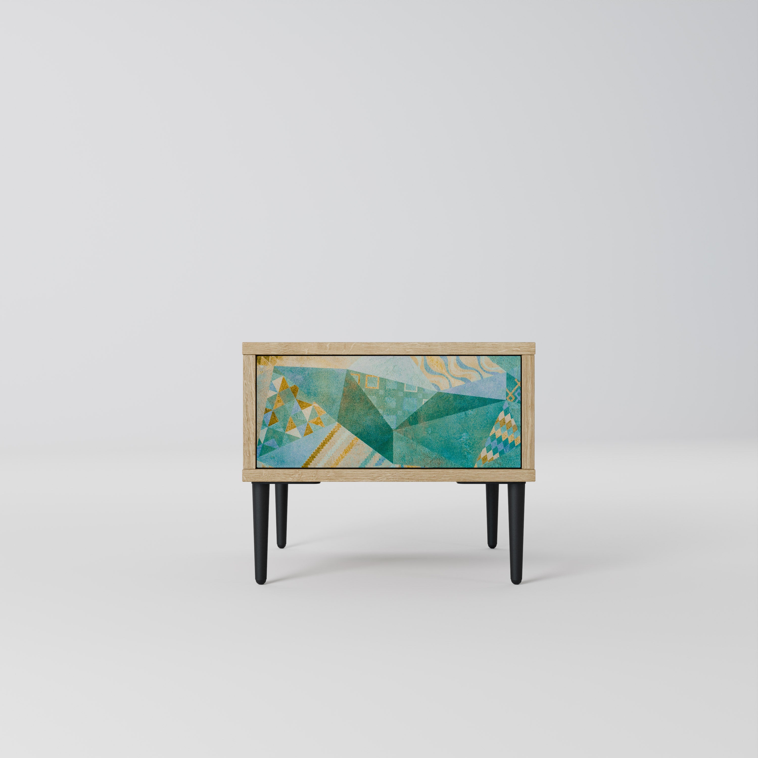 SPECTRUM SPLENDOR Nightstand in Oak Effect