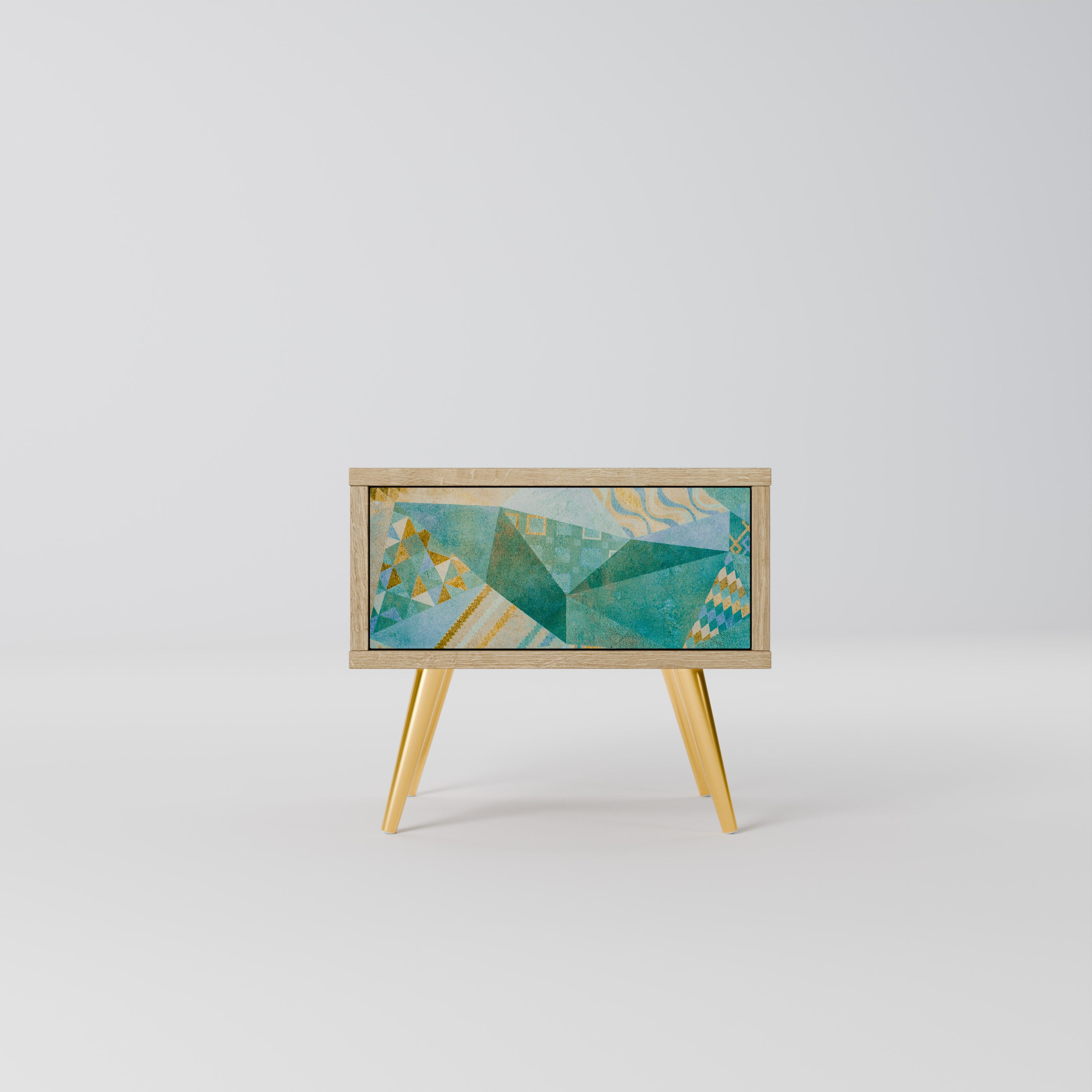 SPECTRUM SPLENDOR Nightstand in Oak Effect