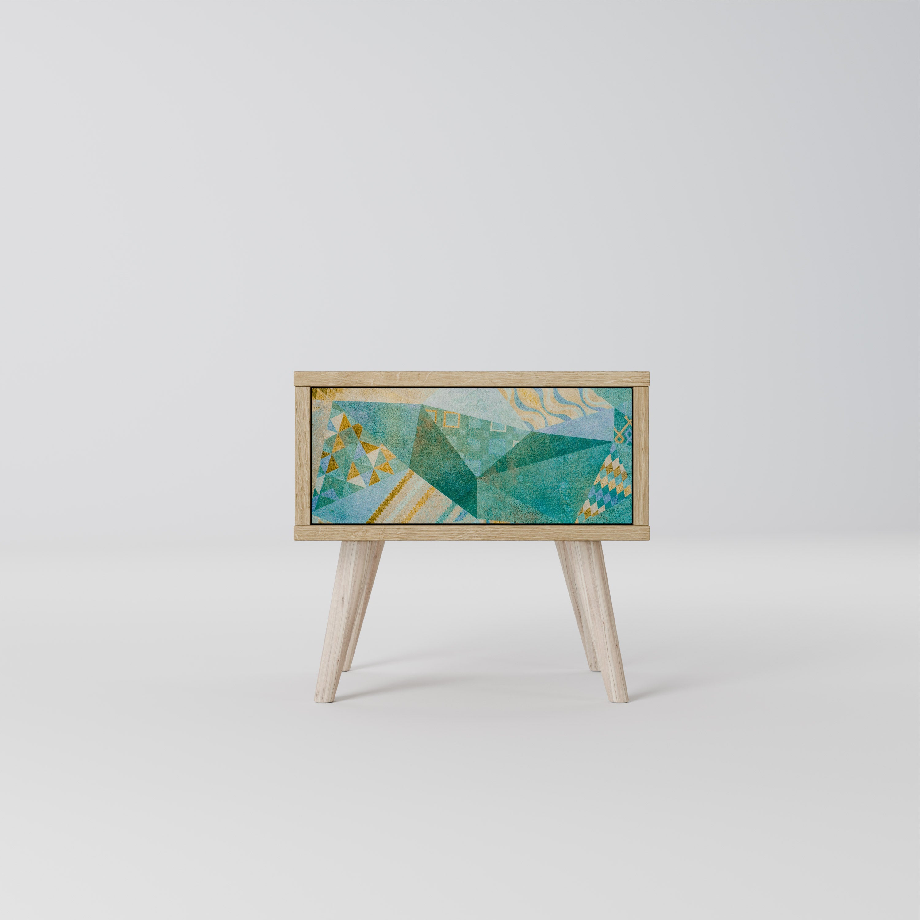 SPECTRUM SPLENDOR Nightstand in Oak Effect