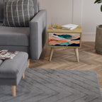 ABSTRACT LANDSCAPE Mesita de Noche