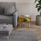 PIERCING SHARPNESS Nightstand in Oak Effect