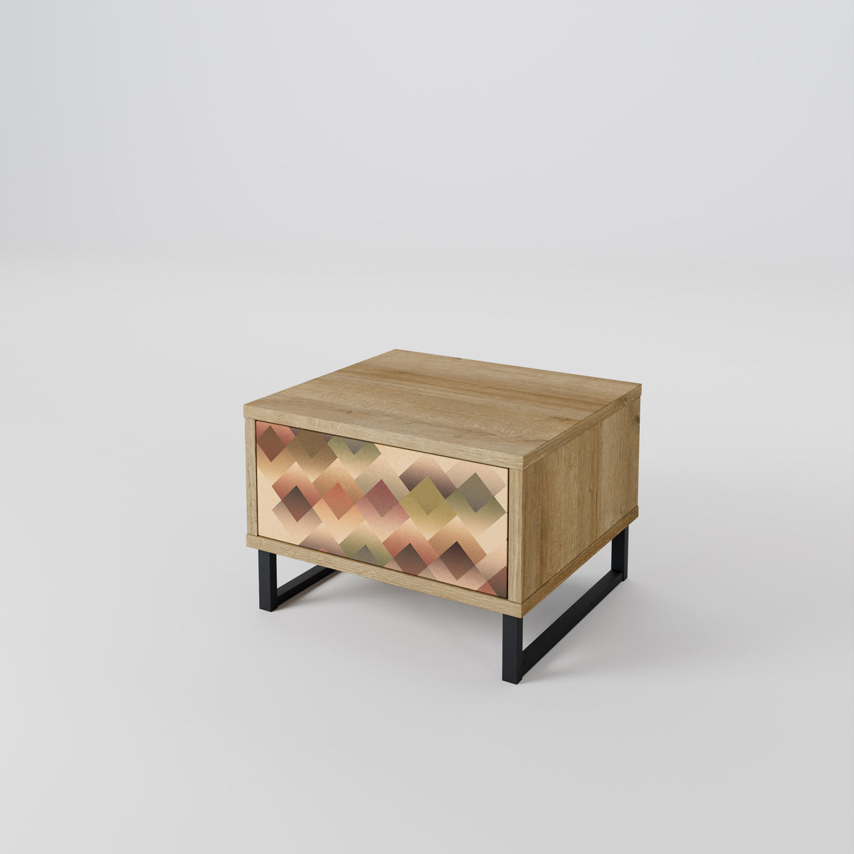 GEOMETRIC FUSION Mesita de Noche