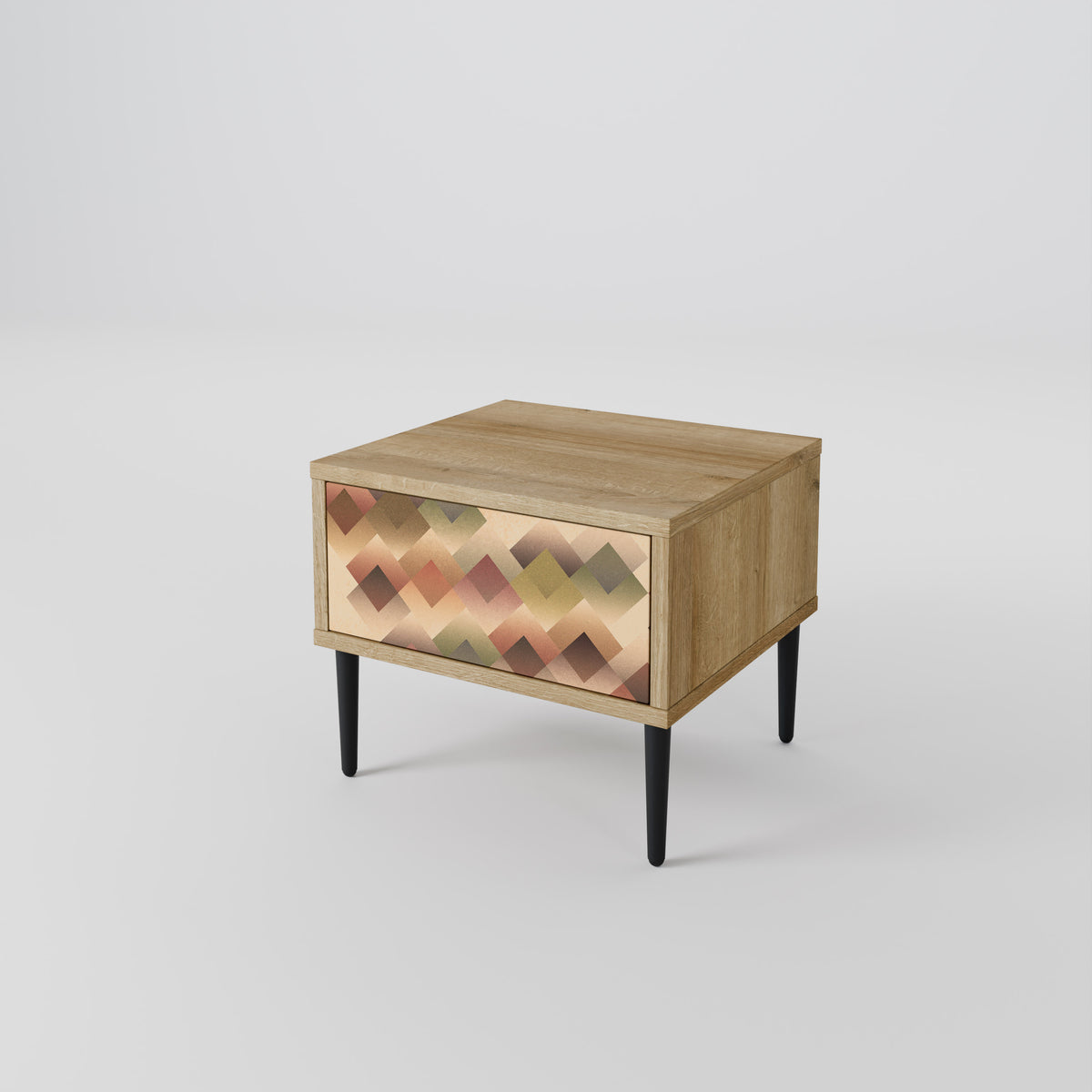 GEOMETRIC FUSION Mesita de Noche