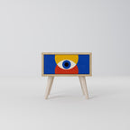 GEOMETRIC EYES Mesita de Noche