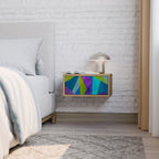 COLD SHOWCASE Mesita de Noche en Efecto Roble