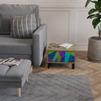 COLD SHOWCASE Mesita de Noche en Efecto Roble