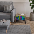 COLD SHOWCASE Mesita de Noche en Efecto Roble