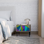 COLD SHOWCASE Mesita de Noche en Efecto Roble