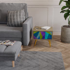 COLD SHOWCASE Mesita de Noche en Efecto Roble