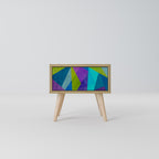 COLD SHOWCASE Mesita de Noche en Efecto Roble