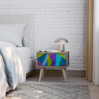 COLD SHOWCASE Mesita de Noche en Efecto Roble