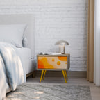 ORANGE ARRANGEMENT Nightstand in Oak Effect