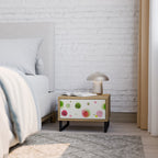 COLORFUL COSMOS Mesita de Noche en Efecto Roble