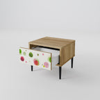 COLORFUL COSMOS Mesita de Noche en Efecto Roble