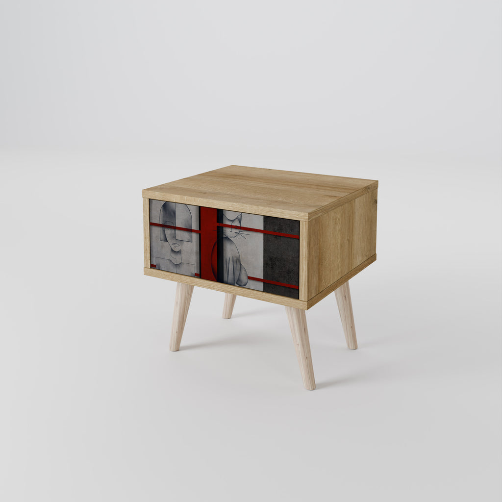 GRAY FIGURES Nightstand