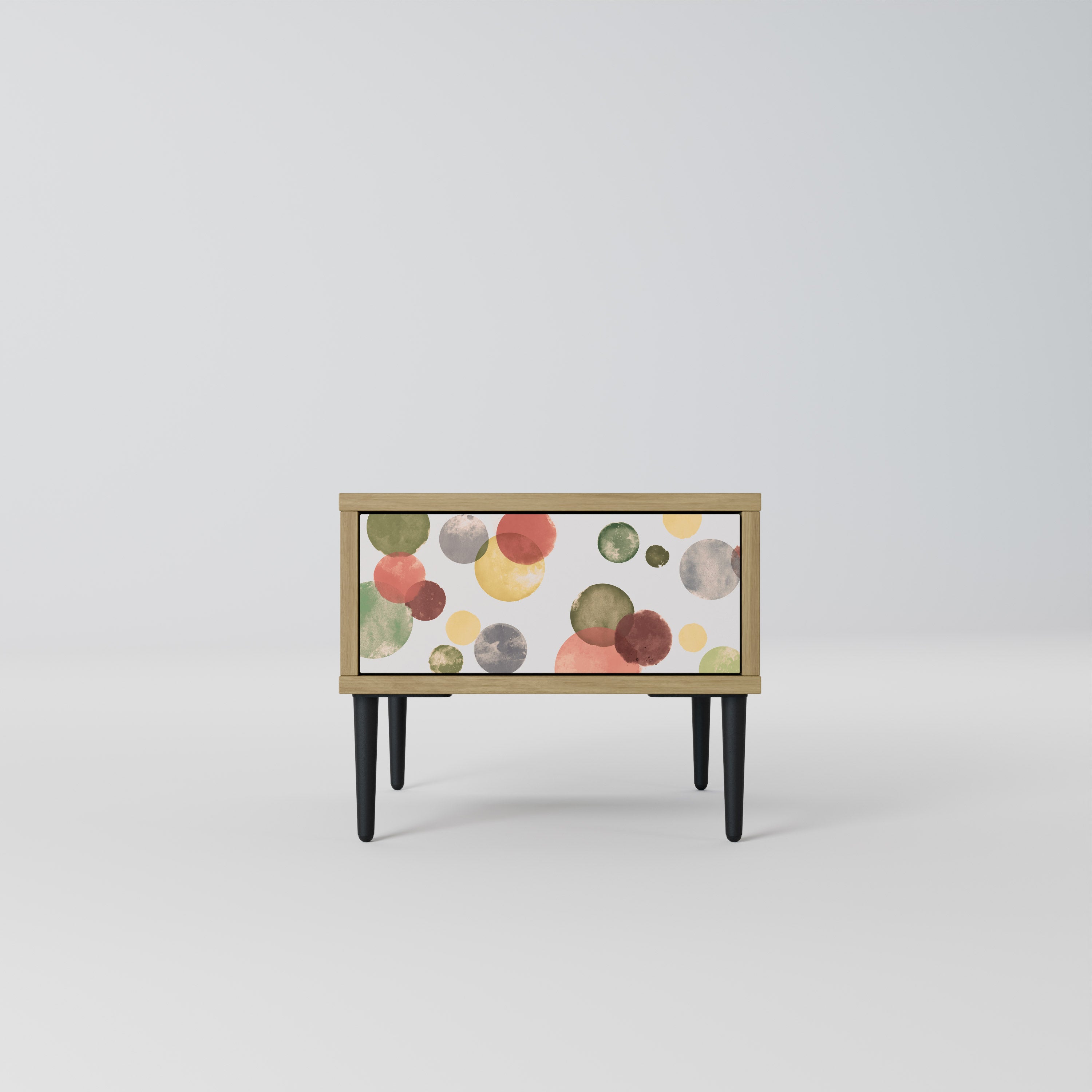 FLEETING HAPPINESS Nightstand in Oak Effect