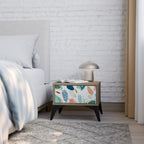 BOTANICAL HURRICANE Nightstand in Oak Effect